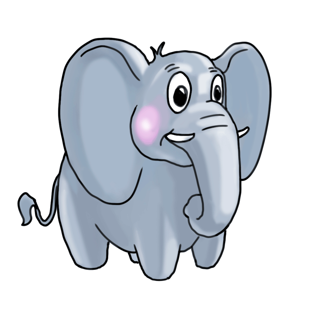 Elephant Cartoon Drawing - ClipArt Best