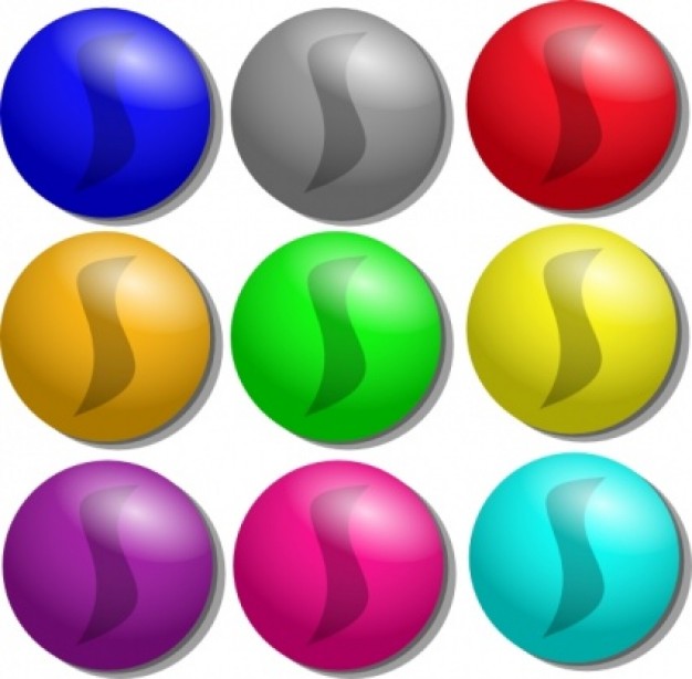 Game Marbles Dots clip art | Download free Vector