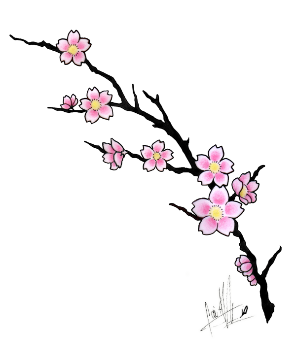 Cartoon Cherry Blossom - ClipArt Best