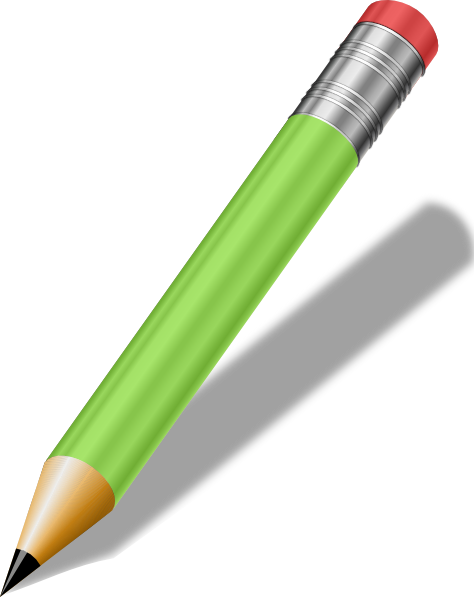 Realistic Pencil clip art Free Vector