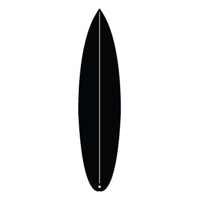 Vector Surfboard, Vector Art, Surfboard Stock Vector : Vectoriel.