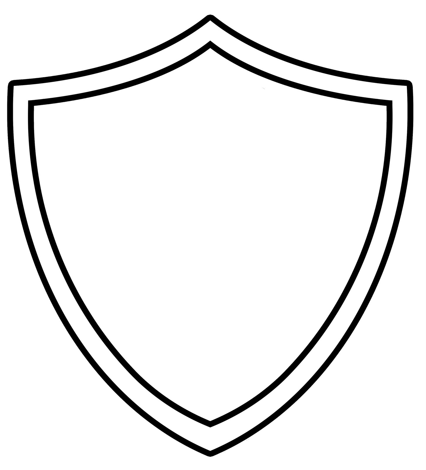Clipart shield outline