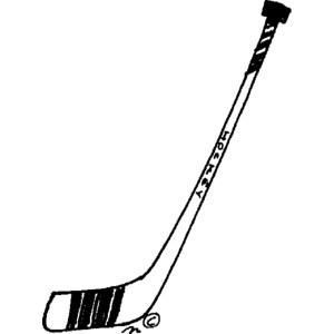 Hockey sticks clipart