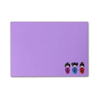 Cute Japanese Post-itÂ® Notes - Sticky Notes | Zazzle