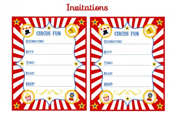 Circus Ticket Template