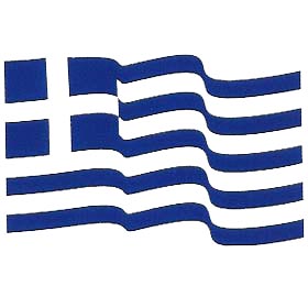 GreekShops.com : Greek Products : Various Tees : Greek Flag Waving ...