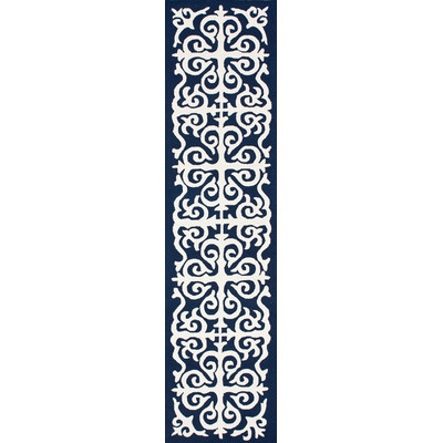 Hooked Damask Rug | Wayfair