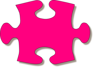 Jigsaw Purple Puzzle Piece Large Clip Art - vector ...