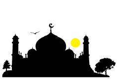 Silhouette Artwork | Mosque Silhouette Vector Free to Download ...