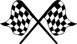 Checkered Flag Carpet - Black and White Carpet tiles