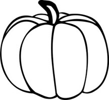 Pumpkin Outline Clipart