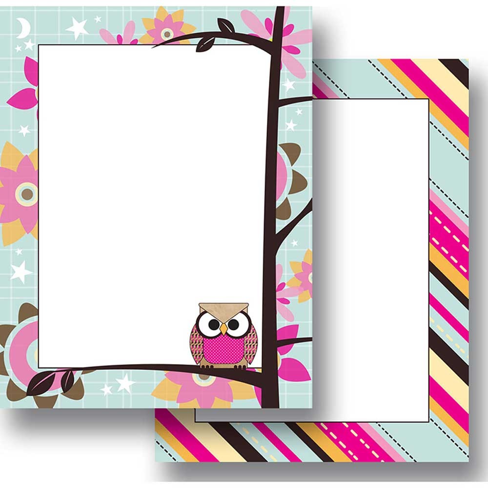 Paper Bag Owls Stitch Stripes Computer Paper Twin Pack - TOP5526 ...