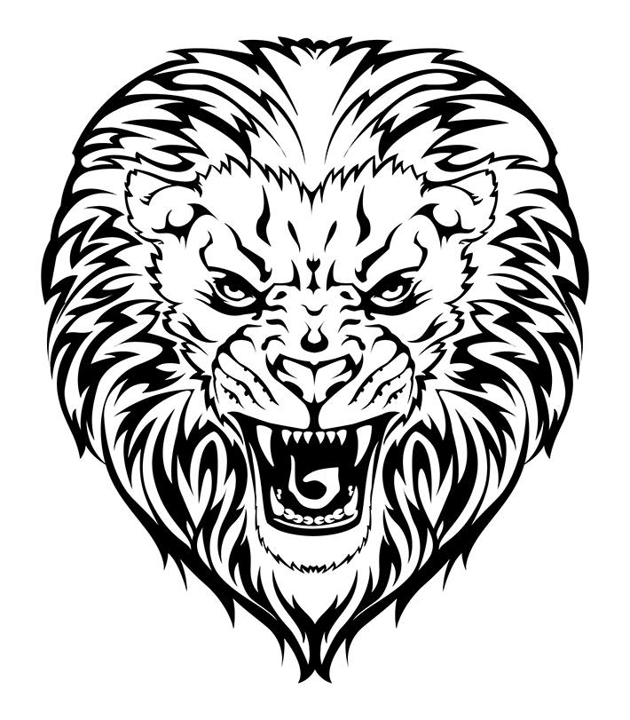 Line Drawing Lion - ClipArt Best