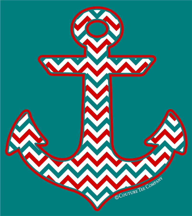 Chevron Anchor Wallpaper