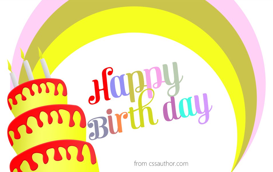 Beautiful Birthday greetings card PSD for Free Download - Freebie ...