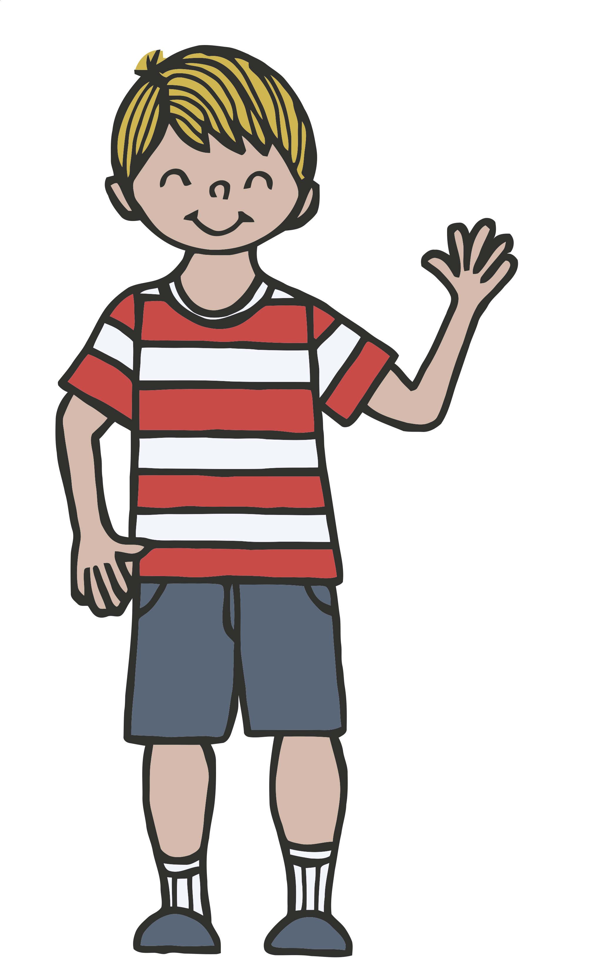 Clipart Images- Child Waving - ClipArt Best