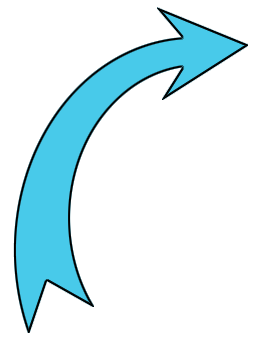 Arrow curve transparent clipart