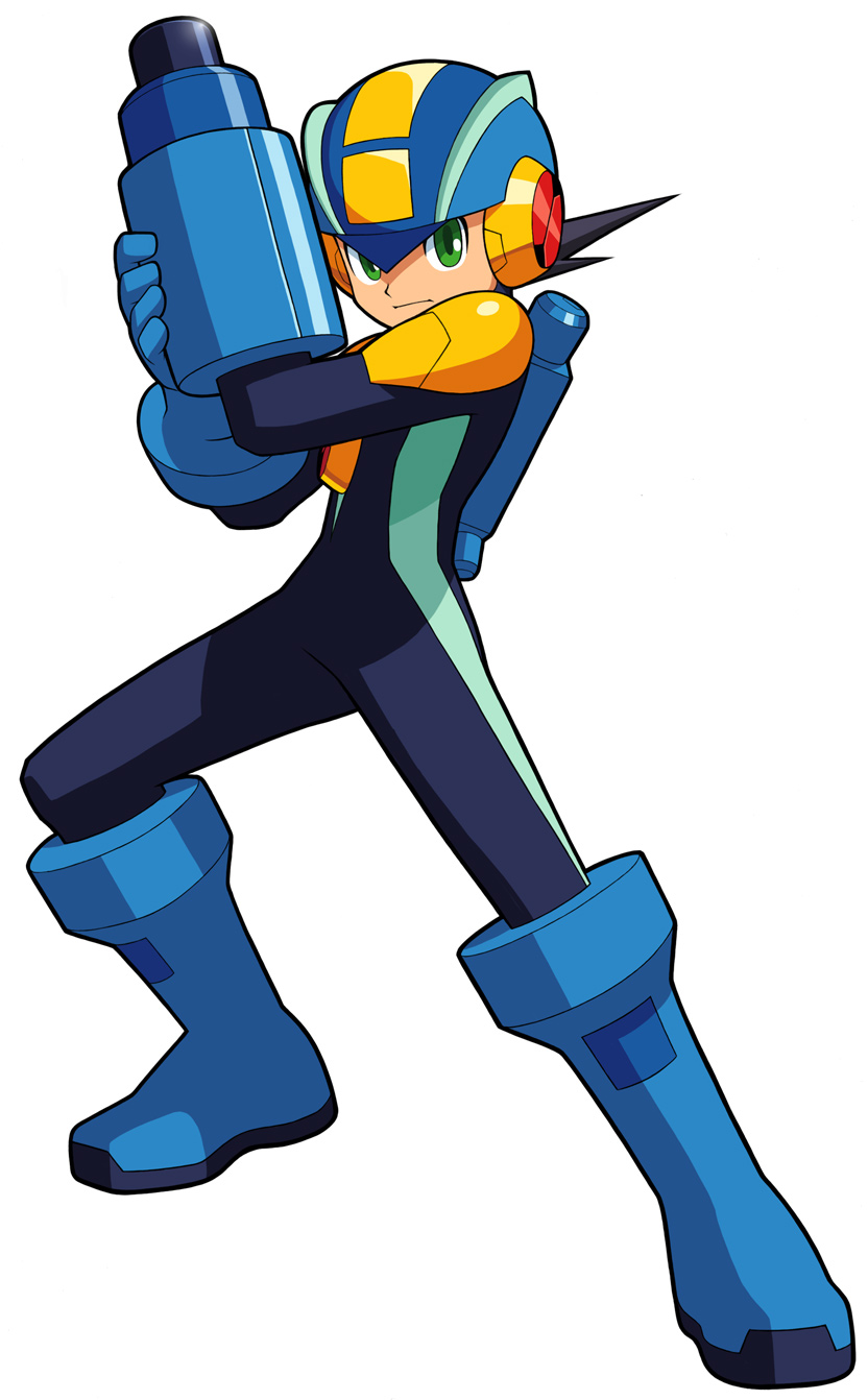 Starforce 3's megaman design is so fucking good. It should have ...