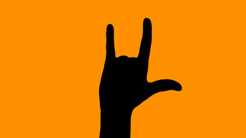 Hang Loose Symbol - Orange Stock Footage Video 591406 - Shutterstock