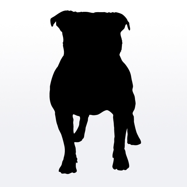 Pug Silhouette Clipart