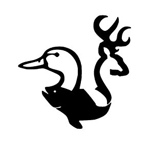 Amazon.com: Hunting Duck Fish Deer Buck Vinyl Decal Sticker Car ...