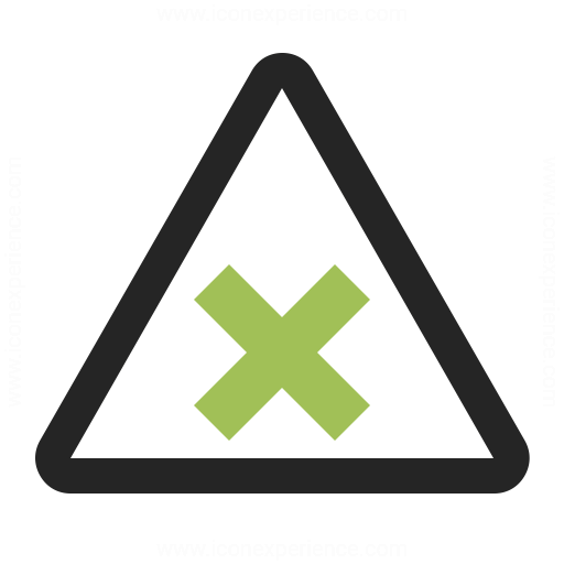 IconExperience Â» O-Collection Â» Sign Warning Harmful Icon