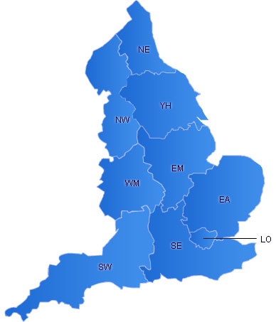 UK Map : Free Flash Map, Driven by XML, Full Customized ...