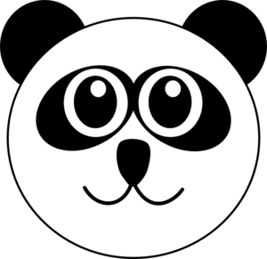 Panda 9 clip art - vector clip art online, royalty free & public