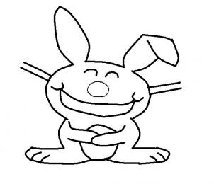How to Draw Happy Bunny, Step by Step, Characters, Pop Culture ...