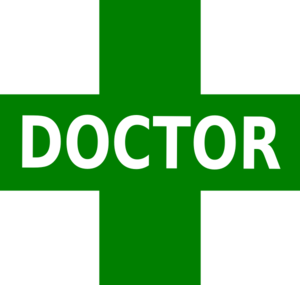 Doctor Logo Green White Clip Art - vector clip art ...