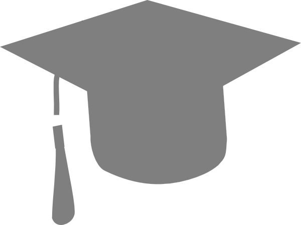 Graduation Hat Silhouette - ClipArt Best