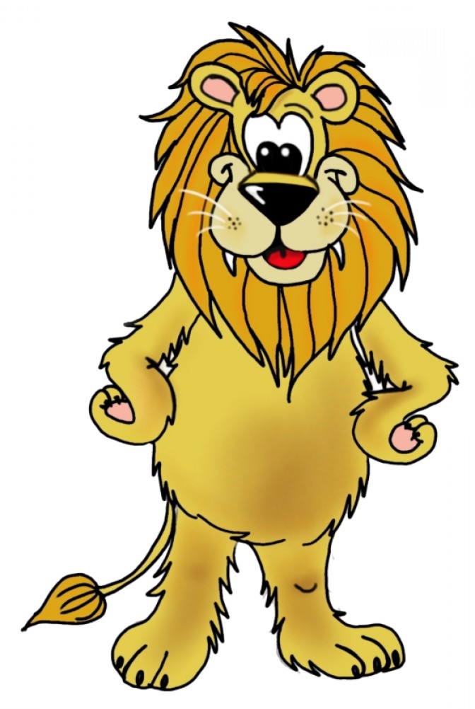 Exclusive Lion Print Border Clip Art Layout | ClipArTidy