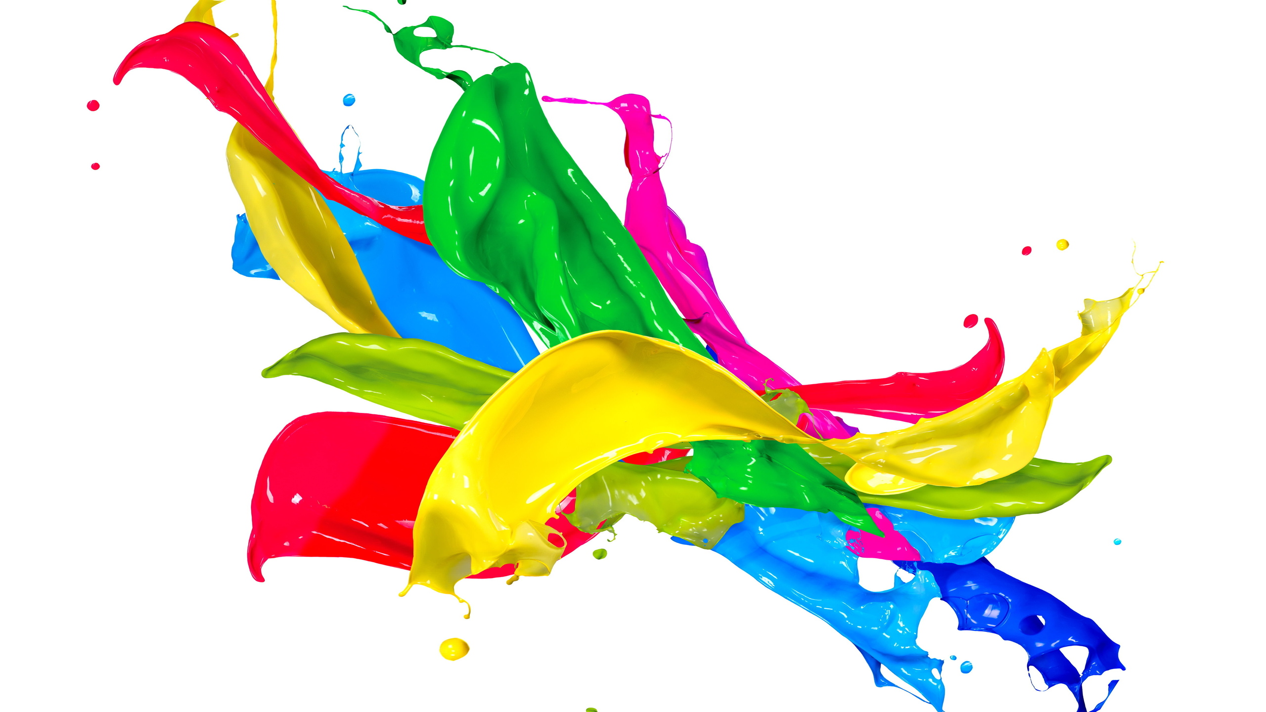 2560x1440 design, paint, splash, colors, spray, paint, drops ...
