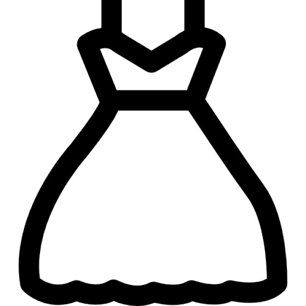 Dress Outline Vectors, Photos and PSD files | Free Download