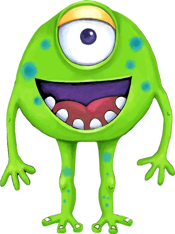 Animated cartoon alien clipart