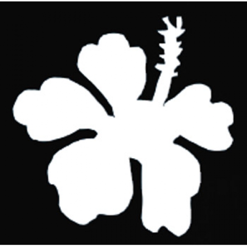 Hawaiian Flower Stencils - ClipArt Best