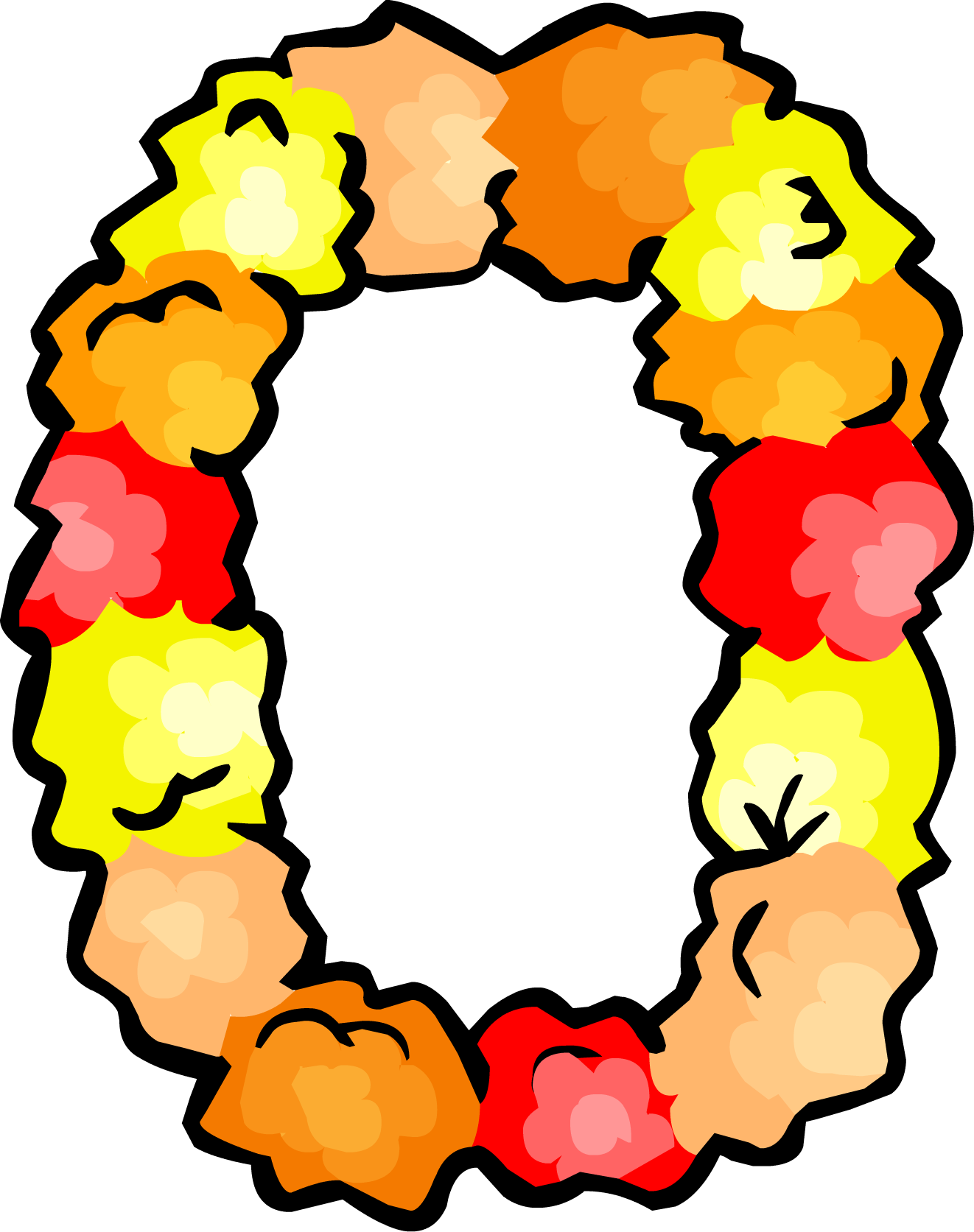 free flower lei clipart