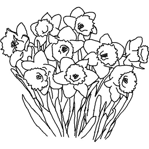 Spring Flower Coloring Pages | Free coloring pages, free printable ...