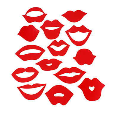 Various Shape Lips Photography Photo Props-Set of 14 Pieces ...