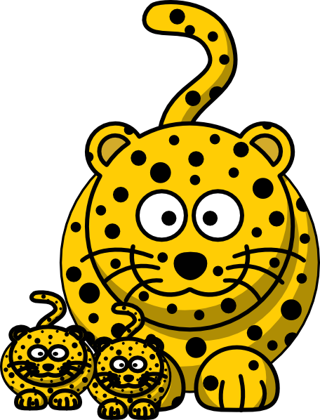 Baby Cheetah Clipart