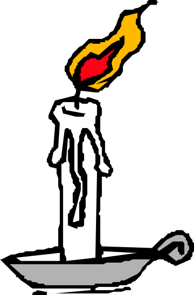Burning Candle Clip Art - vector clip art online ...
