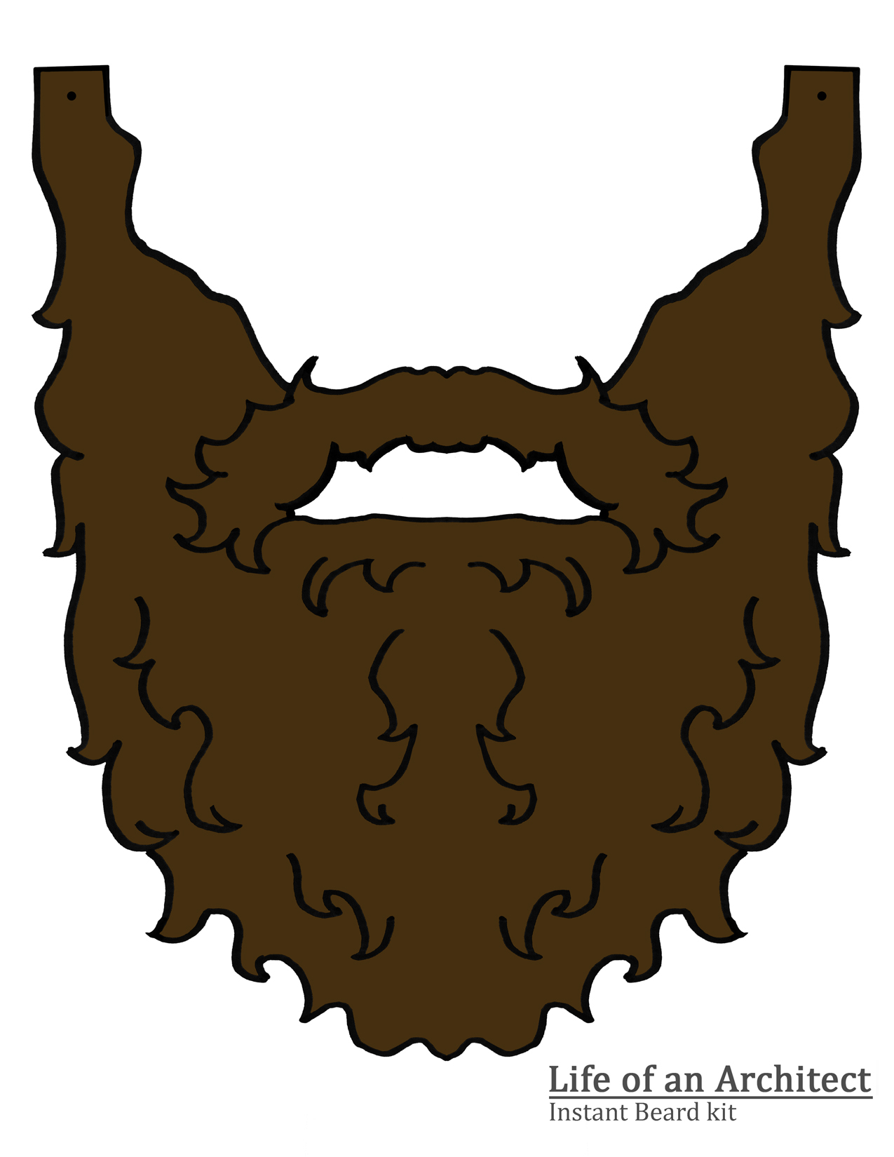 Beard Template Printable ClipArt Best