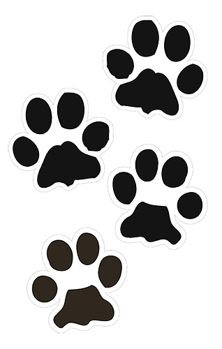 Best Photos of Cartoon Paw Print - Cartoon Dog Paw Prints Clip Art ...