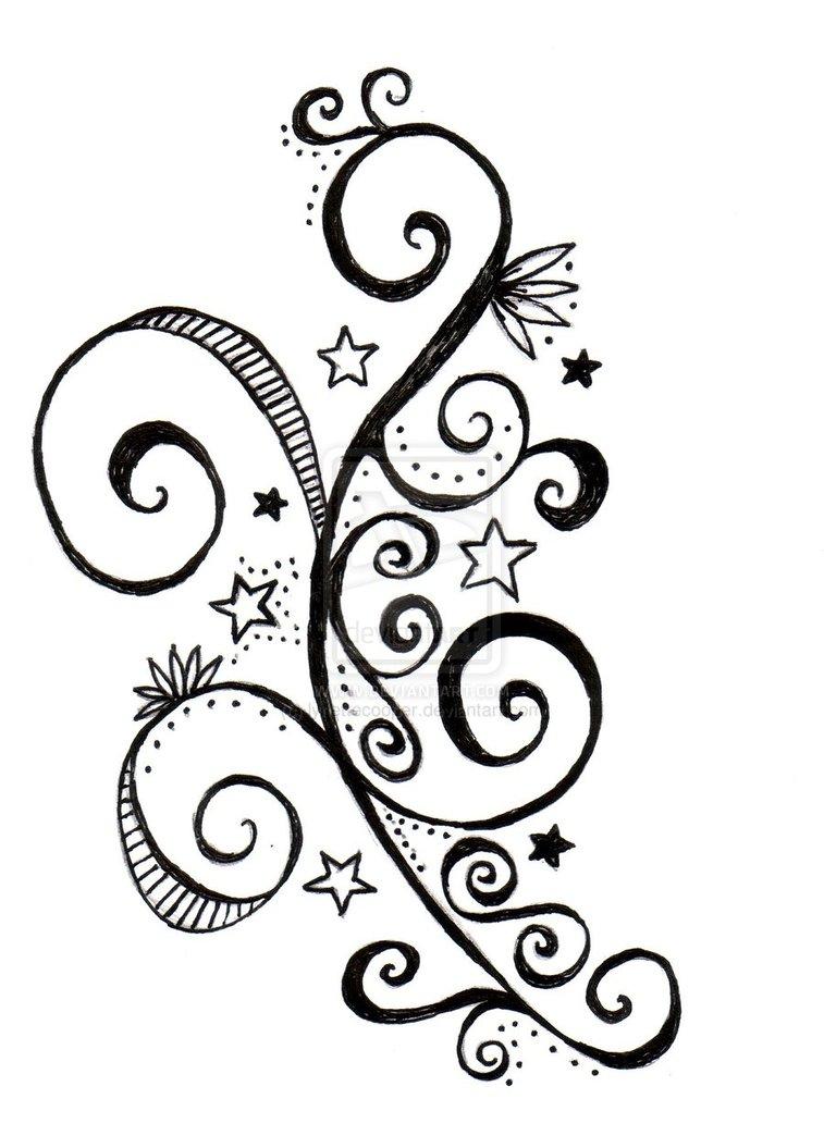 43+ Stars And Swirls Clipart