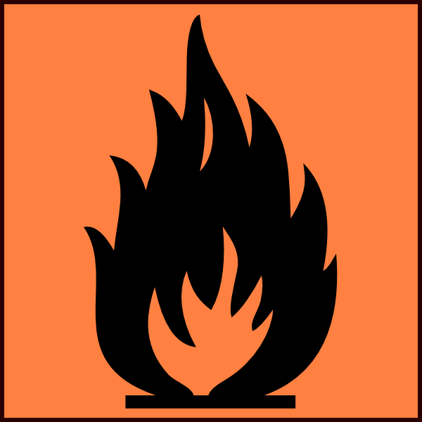 Safety Symbols For Flammable - ClipArt Best