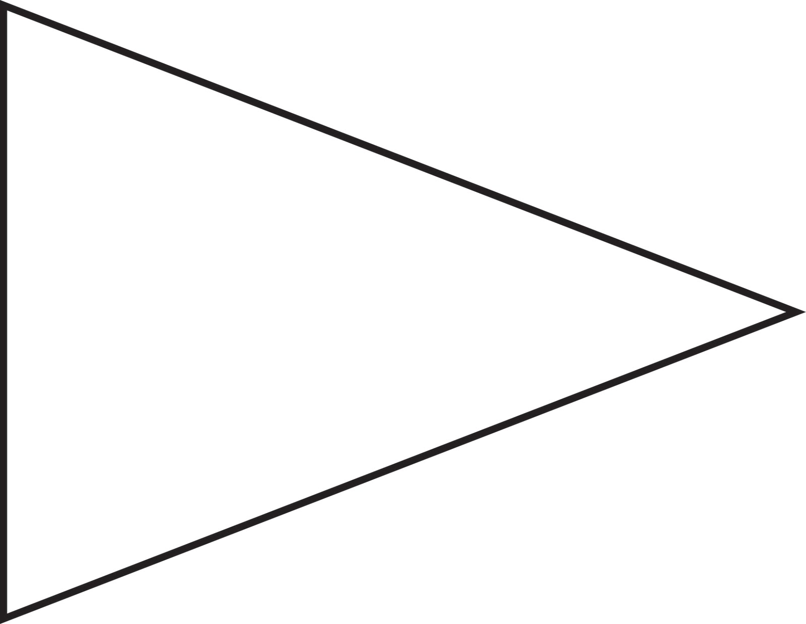 Triangle Flag Banner Clipart - Free Clipart Images