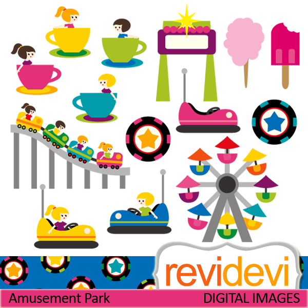 Amusement Park Clip Art - ClipArt Best