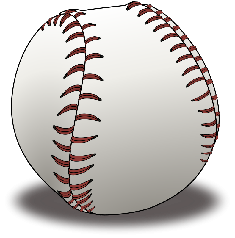 Vintage baseball clipart free