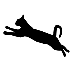 Jumping Cat Clipart