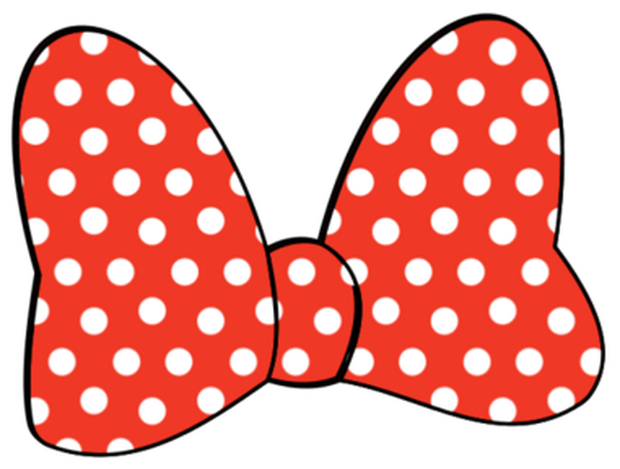 Minnie mouse bow clipart